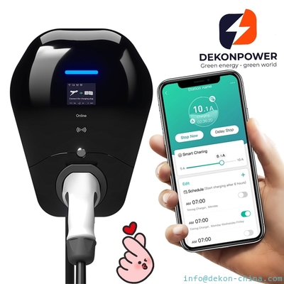 CE функции уровня 2 OCPP 1.6J полный аттестовал заряжатель 7kW умный домашний EV соединитель типа 2 с 5 метрами привязывает WIFI и 4G